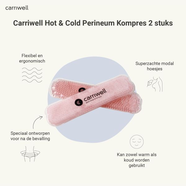 Carriwell Warm/Koud Perineumcompres - 2 Stuks