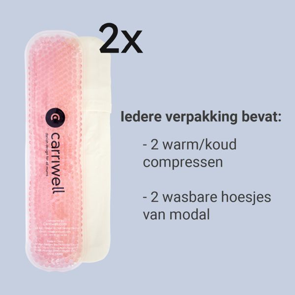 Carriwell Warm/Koud Perineumcompres - 2 Stuks