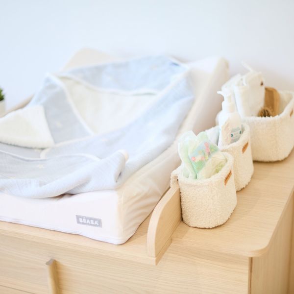 Childhome Teddy Hangmandjes - Set van 3 - Offwhite Childhome Teddy Hangmandjes - Set van 3 - Offwhite