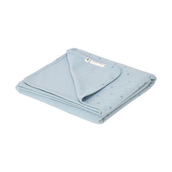 Little Dutch Pure Ledikantdeken - 110 x 140 cm - Denim Blue Little Dutch Pure Ledikantdeken - 110 x 140 cm - Denim Blue