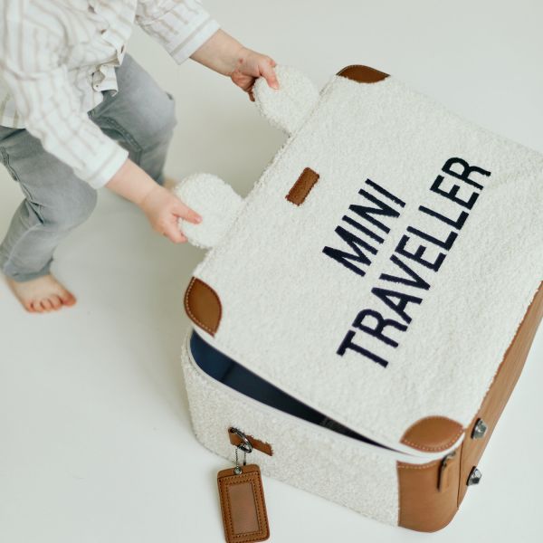 Childhome Teddy Mini Traveller Kinder Koffer - Offwhite Childhome Teddy Mini Traveller Kinder Koffer - Offwhite