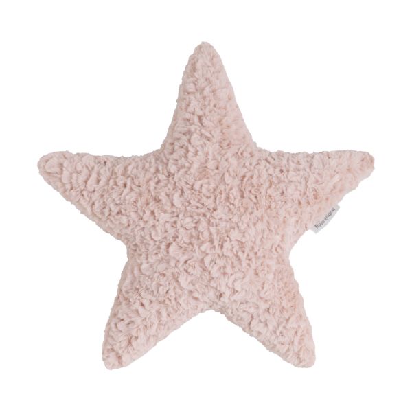 Baby's Only Kussen - Ster Teddy - Snow - Oud Roze Baby's Only Kussen - Ster Teddy - Snow - Oud Roze