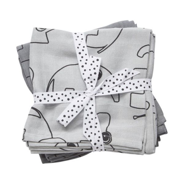 Done by Deer Contour Omslagdoek - 2 stuks - Grey