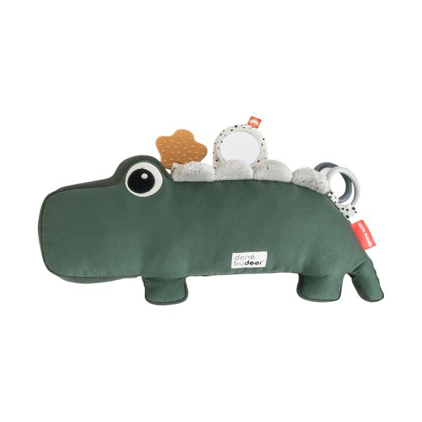 Done By Deer Tummy Time Activity Toy Croco Green Done By Deer Tummy Time Activity Toy Croco Green