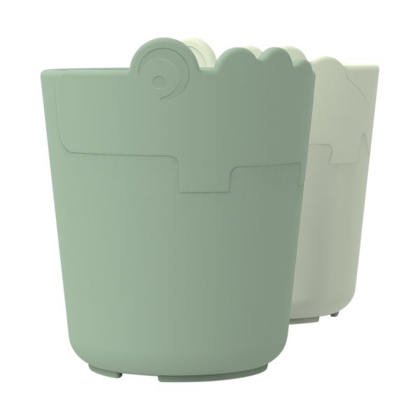 Done by Deer Croco Mini Mok Green 2 Stuks Done by Deer Croco Mini Mok Green 2 Stuks