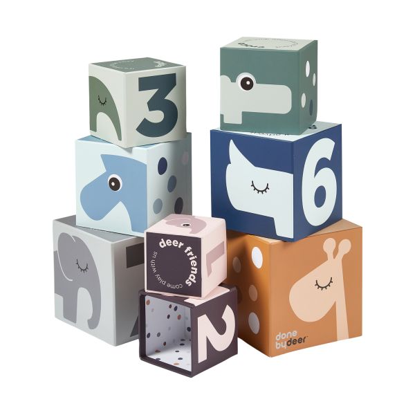 Done By Deer Stacking Cubes Deer Friends Colour Mix Done By Deer Stacking Cubes Deer Friends Colour Mix