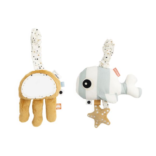 Done By Deer To Go Activity Set Sea Friends Blue/Mustard