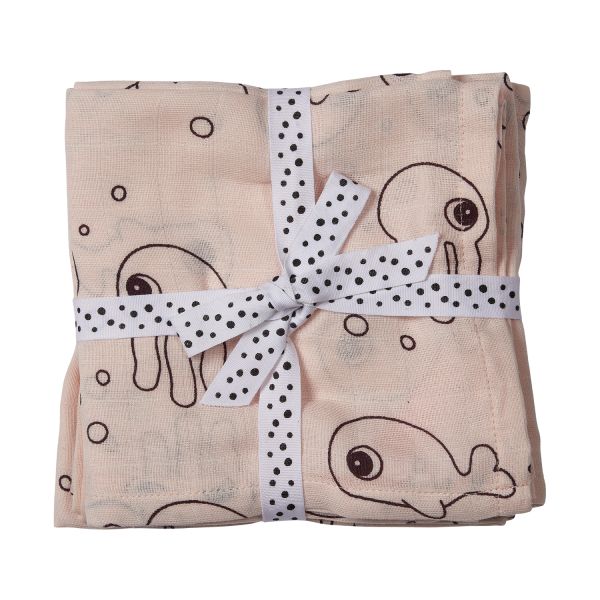 Done by Deer Sea Friends Omslagdoek Powder 2 Stuks Done by Deer Sea Friends Omslagdoek Powder 2 Stuks