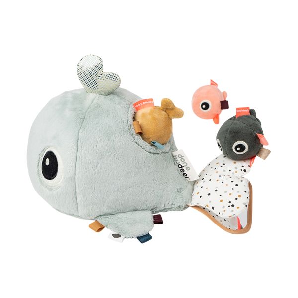 Done By Deer Hide & Seek Activity Toy - Wally - Blue Done By Deer Hide & Seek Activity Toy - Wally - Blue