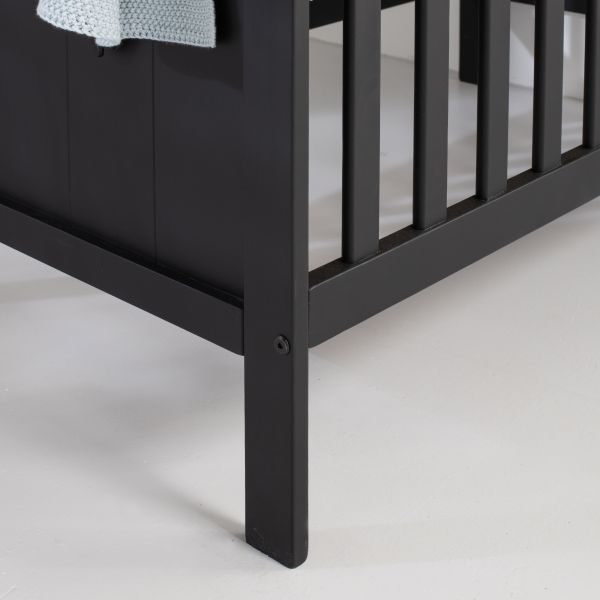 Europe Baby Ralph Ledikant 60 x 120 cm - Mat Zwart