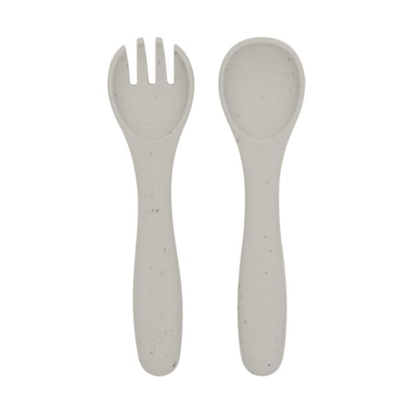 Kikkaboo Eetset - 5 Delig - Platina Siliconen - Zand Kikkaboo Eetset - 5 Delig - Platina Siliconen - Zand