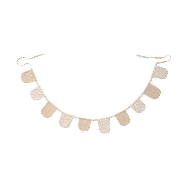 Little Dutch Pure Slinger Met Vlaggetjes - Soft Beige Little Dutch Pure Slinger Met Vlaggetjes - Soft Beige