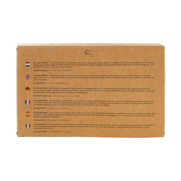 HappyBear Boosters Set Bamboo 4Stuks HappyBear Boosters Set Bamboo 4Stuks