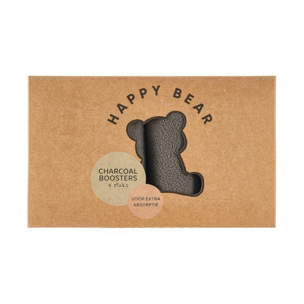 HappyBear Boosters Set Charcoal 4Stuks