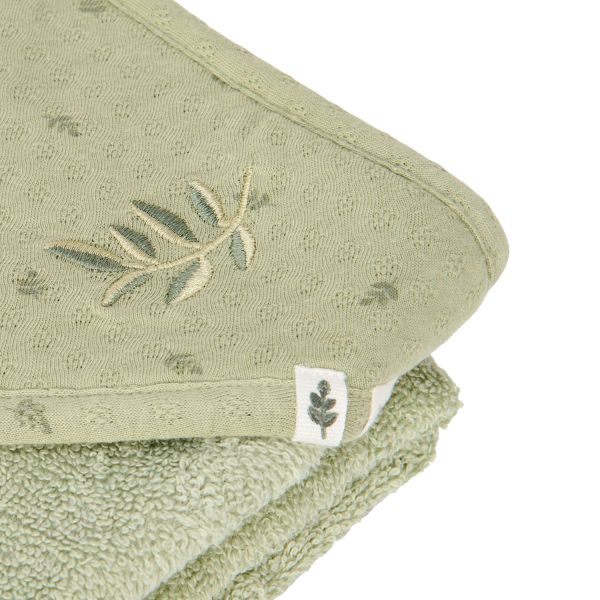 Little Dutch Pure Badcape - 100 x 100 cm - Sage Little Dutch Pure Badcape - 100 x 100 cm - Sage