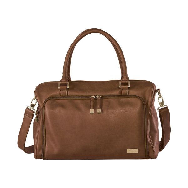 Isoki Double Zip Satchel - Redwood