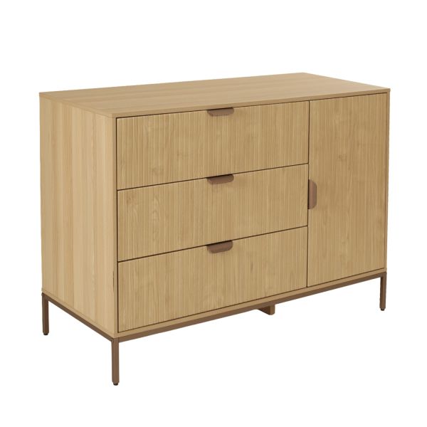 TWF Commode 3 Lades / 1 Deur - Java