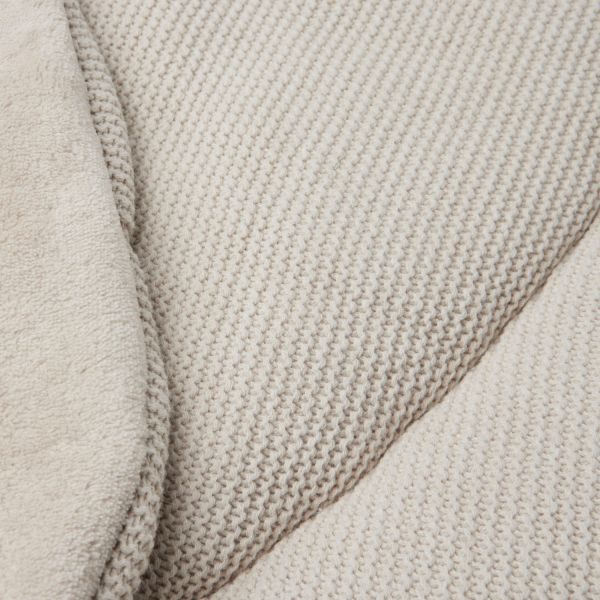Jollein Boxkleed Basic Knit - 95 cm rond - Nougat Jollein Boxkleed Basic Knit - 95 cm rond - Nougat