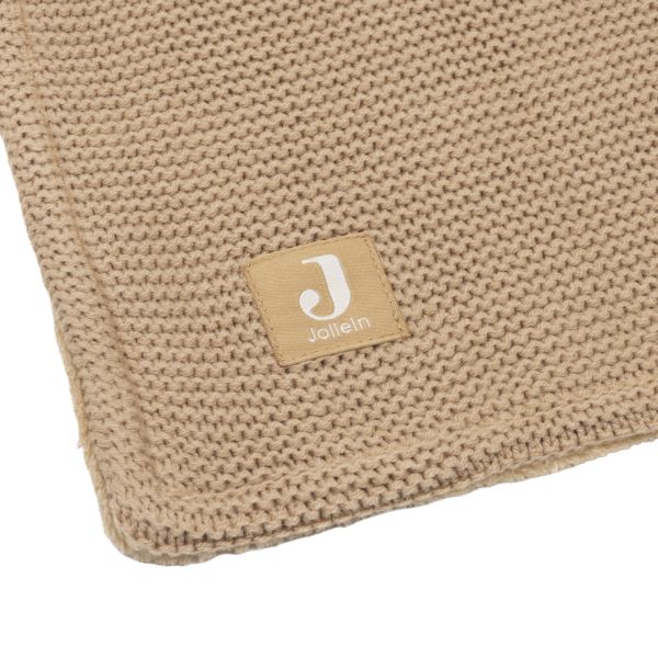 Jollein Basic Knit Wiegdeken - 75 x 100 cm - Fleece - Hazel