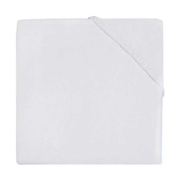 Jollein Wieghoeslaken Jersey 40 x 80/90 cm Wit Jollein Wieghoeslaken Jersey 40 x 80/90 cm Wit