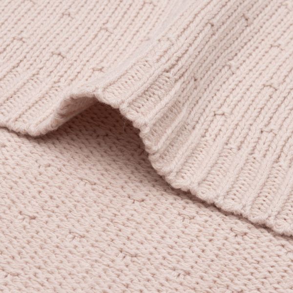 Jollein Ledikantdeken - Sprinkle Knit - 100 x 150 cm - Silk Rose Jollein Ledikantdeken - Sprinkle Knit - 100 x 150 cm - Silk Rose