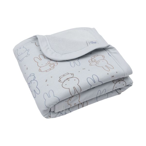 Jollein Miffy Moments Wiegdeken - 75 x 100 cm - Cloudy Blue