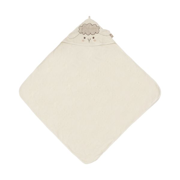 Jollein Sheep Sonny Badcape - 75 x 75 cm - Badstof Jollein Sheep Sonny Badcape - 75 x 75 cm - Badstof