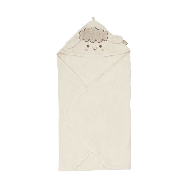 Jollein Sheep Sonny Badcape - 75 x 75 cm - Badstof Jollein Sheep Sonny Badcape - 75 x 75 cm - Badstof