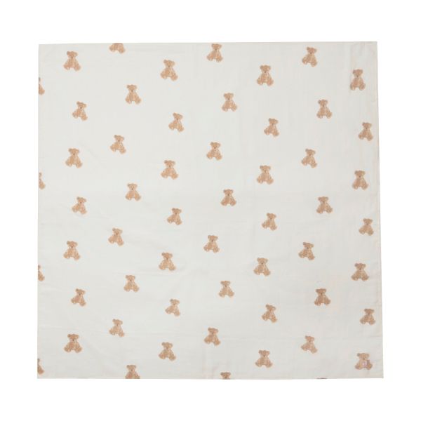 Jollein Hydrofiel Multidoek Teddy Bear 115x115cm 2-Pack Jollein Hydrofiel Multidoek Teddy Bear 115x115cm 2-Pack