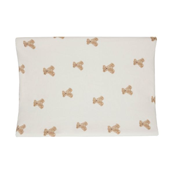 Jollein Aankleedkussenhoes - Jersey - 50 x 70 cm - Teddy Bear Jollein Aankleedkussenhoes - Jersey - 50 x 70 cm - Teddy Bear