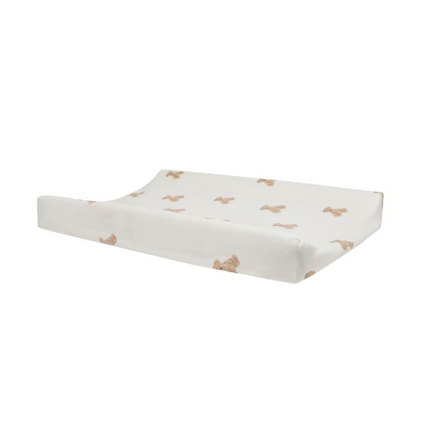 Jollein Aankleedkussenhoes - Jersey - 50 x 70 cm - Teddy Bear Jollein Aankleedkussenhoes - Jersey - 50 x 70 cm - Teddy Bear