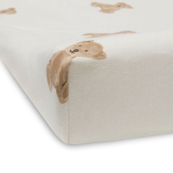 Jollein Aankleedkussenhoes - Jersey - 50 x 70 cm - Teddy Bear Jollein Aankleedkussenhoes - Jersey - 50 x 70 cm - Teddy Bear