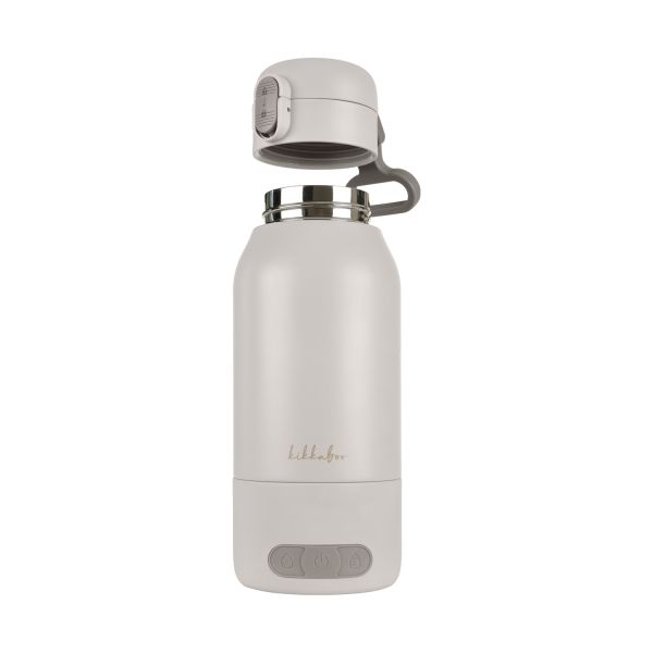 Kikkaboo Draagbare Water- en Melkverwarmer - 500 ml - Beige Kikkaboo Draagbare Water- en Melkverwarmer - 500 ml - Beige