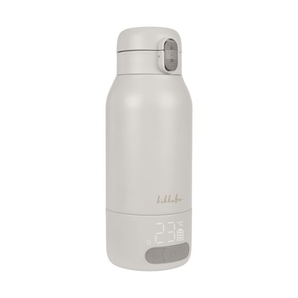 Kikkaboo Draagbare Water- en Melkverwarmer - 500 ml - Beige Kikkaboo Draagbare Water- en Melkverwarmer - 500 ml - Beige