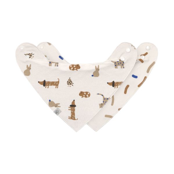 Lässig Little Mateys Bandana - 2 Stuks - Royal Blue 