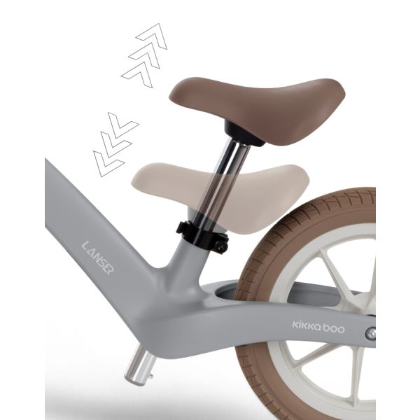 Kikkaboo Lanser Loopfiets - Grijs Kikkaboo Lanser Loopfiets - Grijs