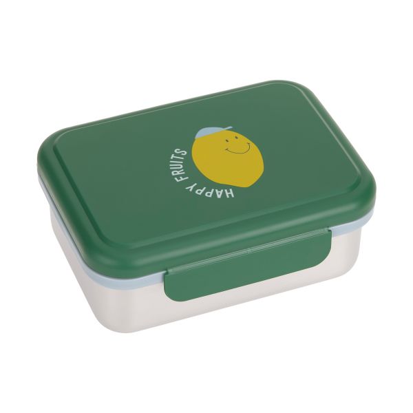 Lässig Happy Fruits Lunchbox RVS - Lemon Lässig Happy Fruits Lunchbox RVS - Lemon