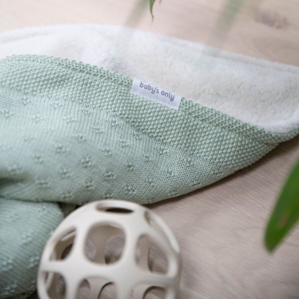 Baby's Only Ledikantdeken Teddy Mood Laurel Green Baby's Only Ledikantdeken Teddy Mood Laurel Green