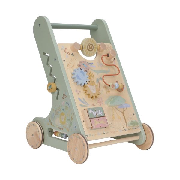 Little Dutch Safari Friends Activiteiten Loopwagen Little Dutch Safari Friends Activiteiten Loopwagen