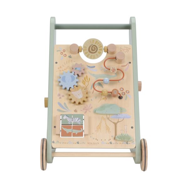 Little Dutch Safari Friends Activiteiten Loopwagen Little Dutch Safari Friends Activiteiten Loopwagen