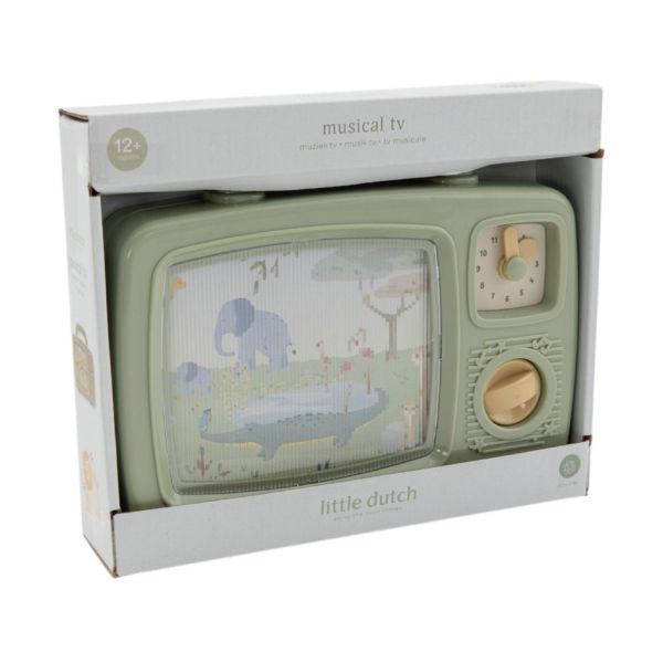 Little Dutch Safari Friends Muziek TV - Groen