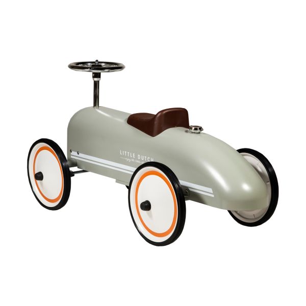 Little Dutch Retro Loopauto Olive Little Dutch Retro Loopauto Olive