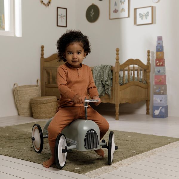 Little Dutch Retro Loopauto Olive Little Dutch Retro Loopauto Olive