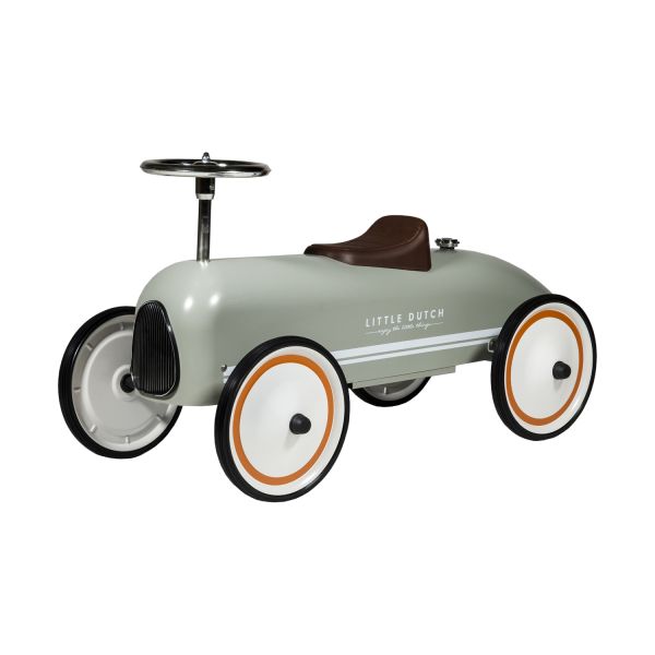 Little Dutch Retro Loopauto Olive Little Dutch Retro Loopauto Olive
