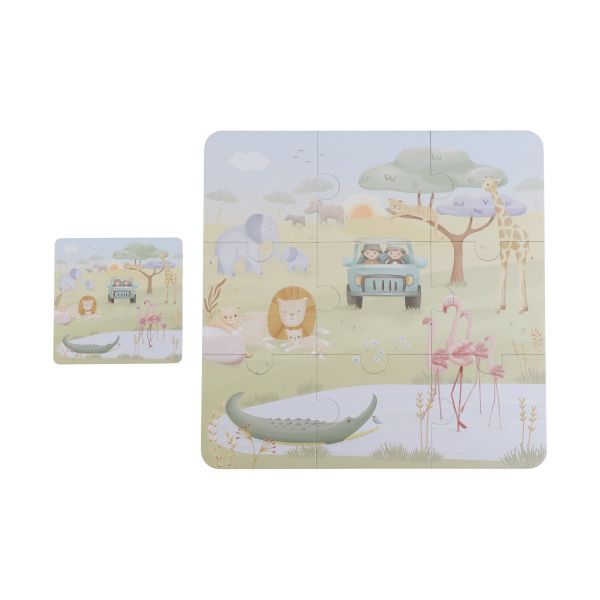Little Dutch Safari Friends 6-in-1 Puzzelset