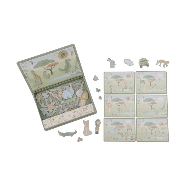 Little Dutch Magnetisch Speelbord - Safari Friends
