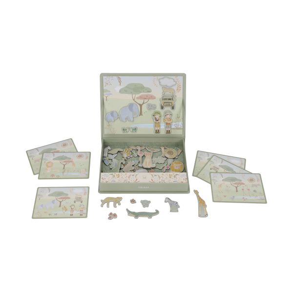 Little Dutch Magnetisch Speelbord - Safari Friends