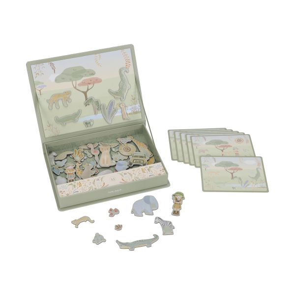 Little Dutch Magnetisch Speelbord - Safari Friends