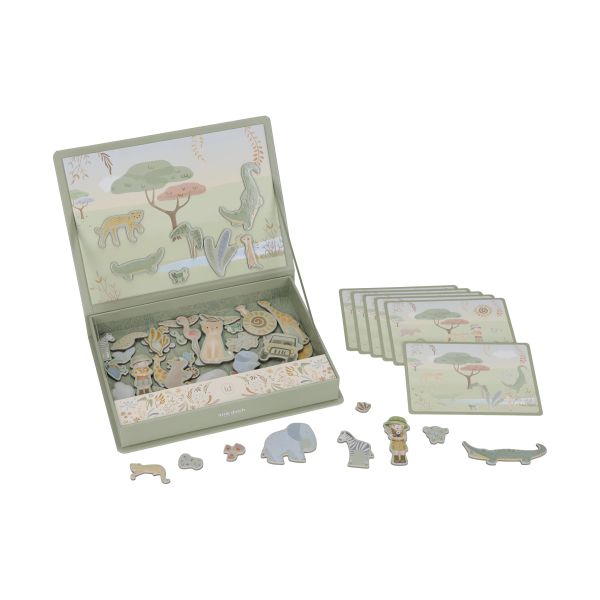 Little Dutch Magnetisch Speelbord - Safari Friends