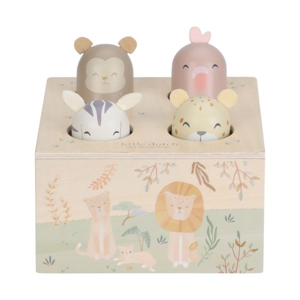 Little Dutch Safari Friends Pop Up Speelgoed